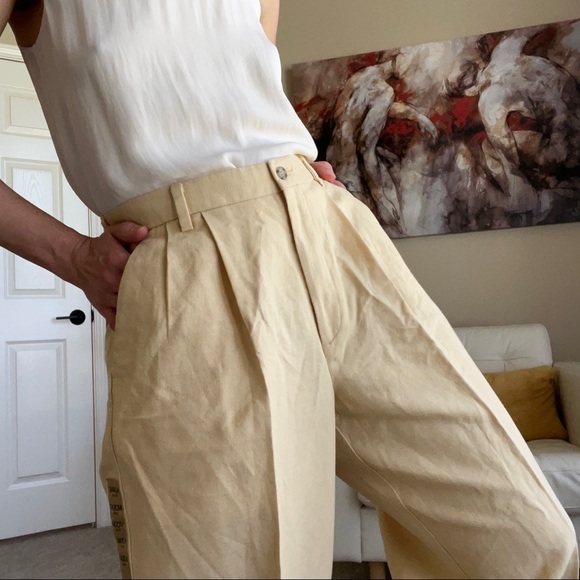 Dockers Other - Dockers Irish Linen Men’s Pants in Yellow, size 34x34